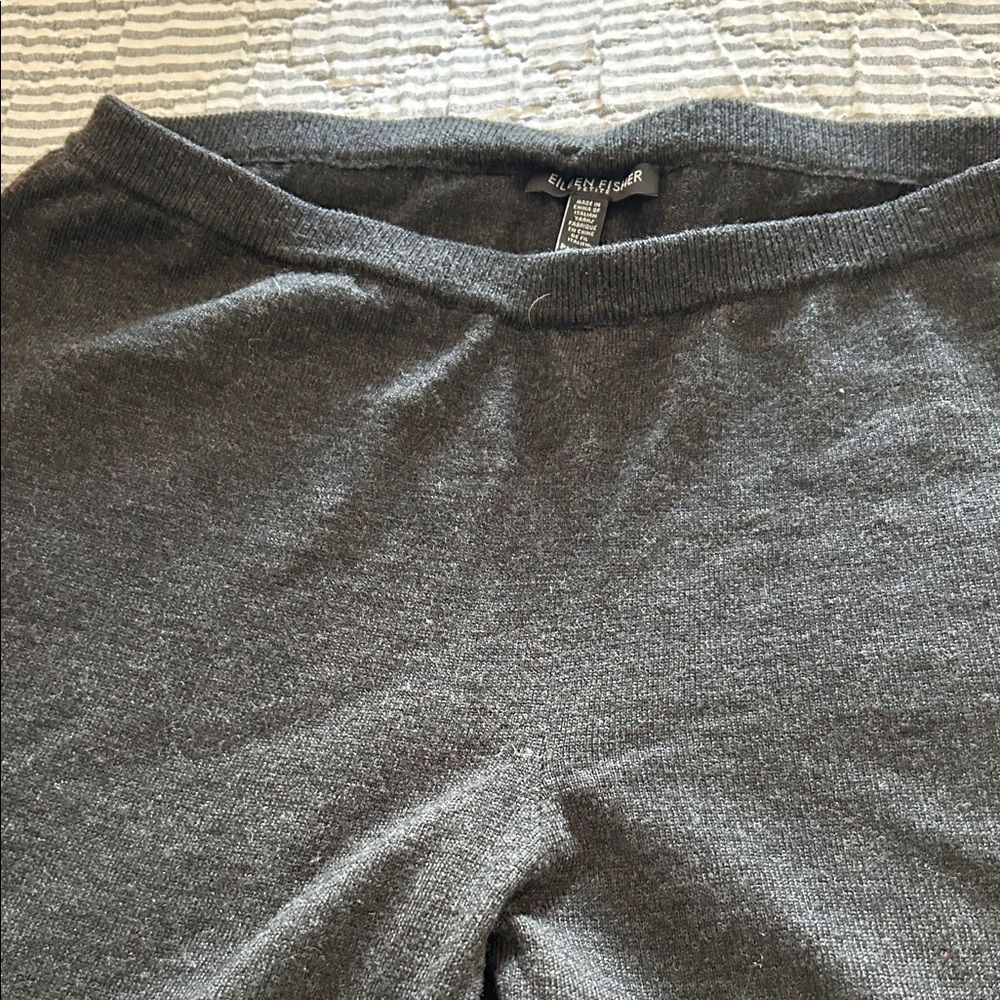 Eileen Fisher Dark Gray Knit pants